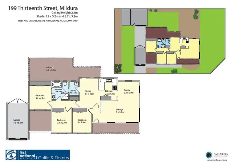 Floorplan of Homely house listing, 199 Thirteenth Street, Mildura VIC 3500