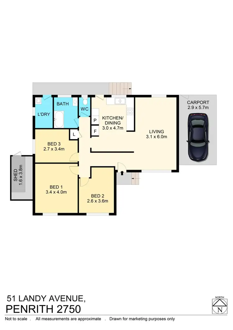 Floorplan of Homely house listing, 51 Landy Avenue, Penrith NSW 2750