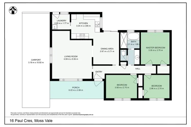 Floorplan of Homely house listing, 16 Paul Crescent, Moss Vale NSW 2577