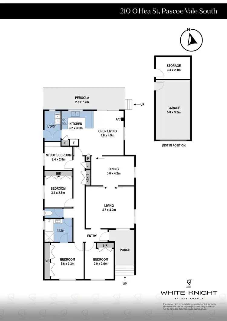 Floorplan of Homely house listing, 210 O'Hea Street, Pascoe Vale South VIC 3044