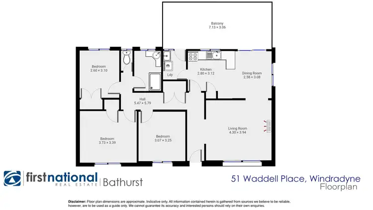 Floorplan of Homely house listing, 51 Waddell Place, Windradyne NSW 2795
