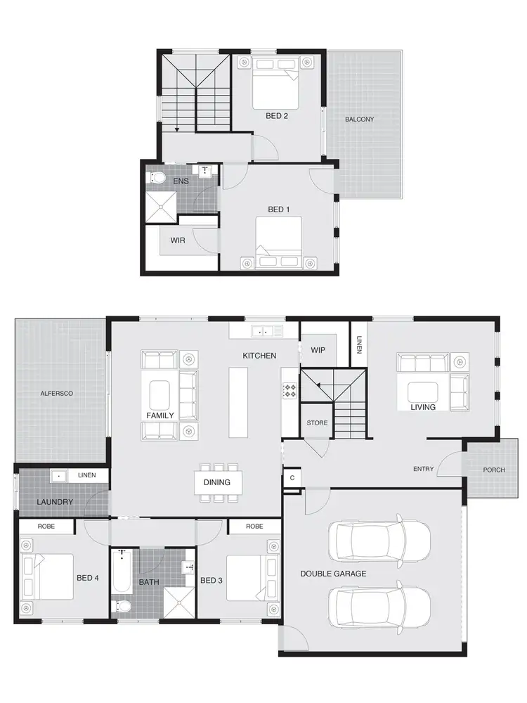 Floorplan of Homely house listing, 16 Patrick White Circuit, Franklin ACT 2913