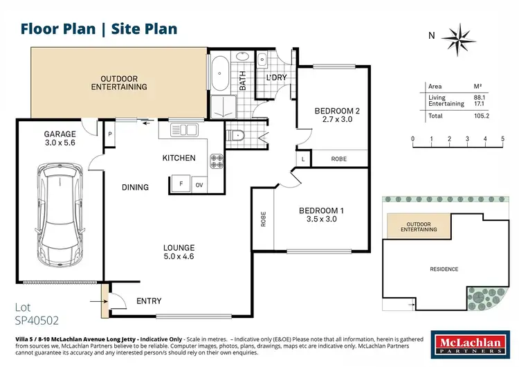 Floorplan of Homely villa listing, 5/8-10 McLachlan
Avenue, Long Jetty NSW 2261