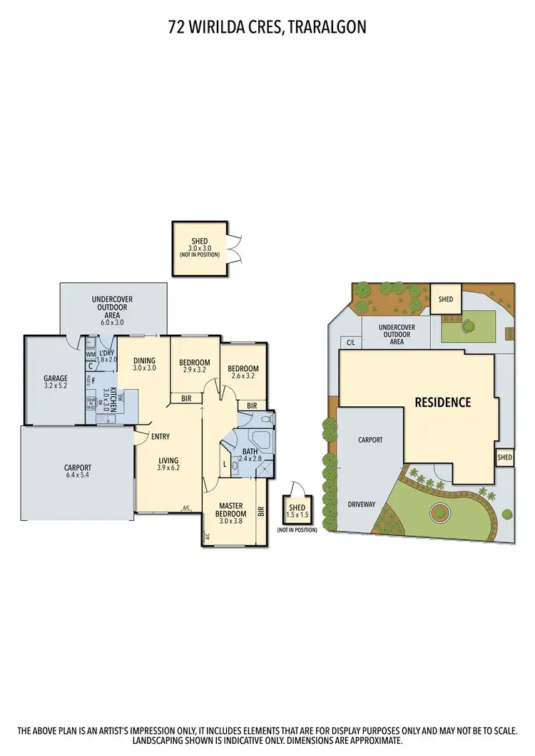 Floorplan of Homely house listing, 72 Wirilda Crescent, Traralgon VIC 3844