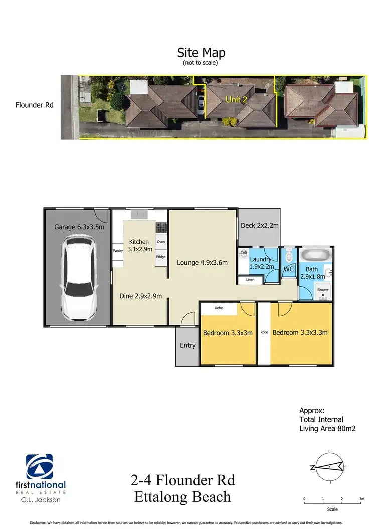 Floorplan of Homely villa listing, 2/4 Flounder Road, Ettalong Beach NSW 2257