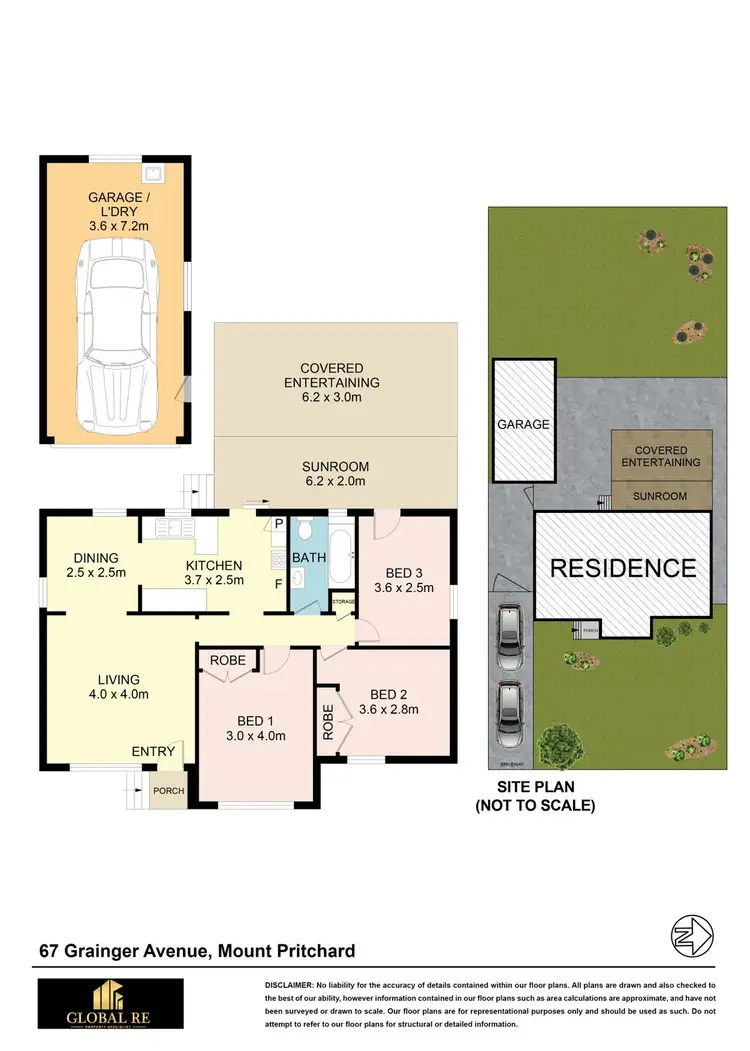 Floorplan of Homely house listing, 67 Grainger Ave, Mount Pritchard NSW 2170