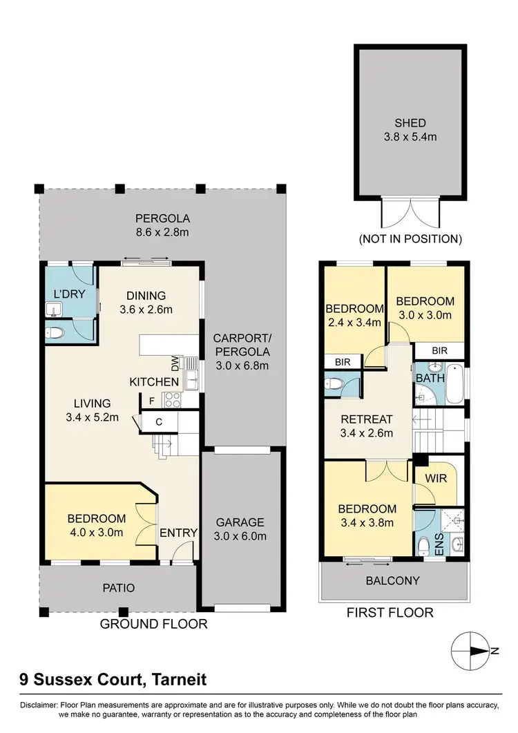 Floorplan of Homely house listing, 9 Sussex Court, Tarneit VIC 3029