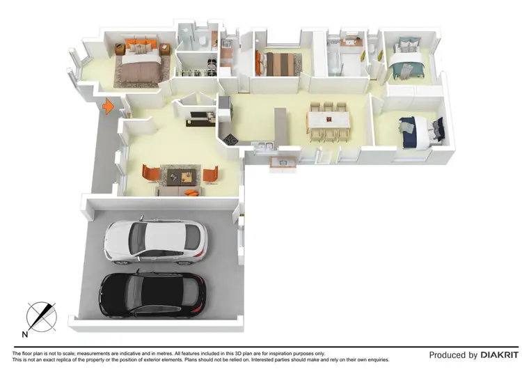 Floorplan of Homely house listing, 10 Landscape Close, Gisborne VIC 3437