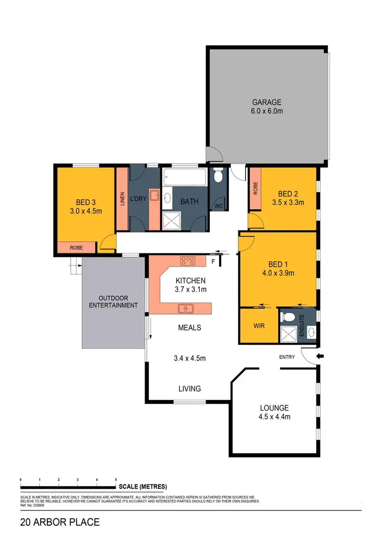 Floorplan of Homely house listing, 20 Arbor Place, White Hills VIC 3550