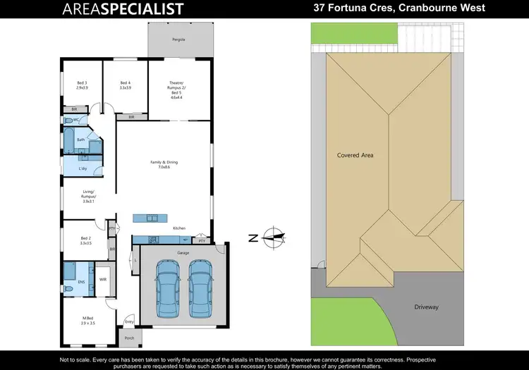 Floorplan of Homely house listing, 37 Fortuna Crescent, Cranbourne West VIC 3977