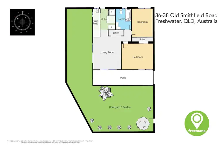 Floorplan of Homely unit listing, 8/36 Old Smithfield Road, Freshwater QLD 4870