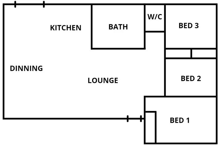Floorplan of Homely house listing, 6 Paradise Close, White Rock QLD 4868