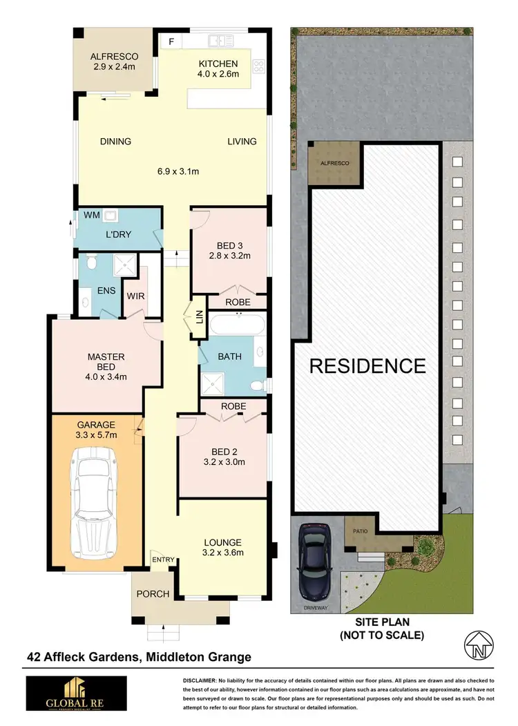 Floorplan of Homely house listing, 42 Affleck Gardens, Middleton Grange NSW 2171