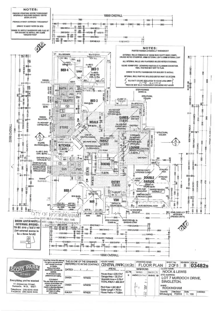 Floorplan of Homely house listing, 97 Murdoch Drive, Singleton WA 6175