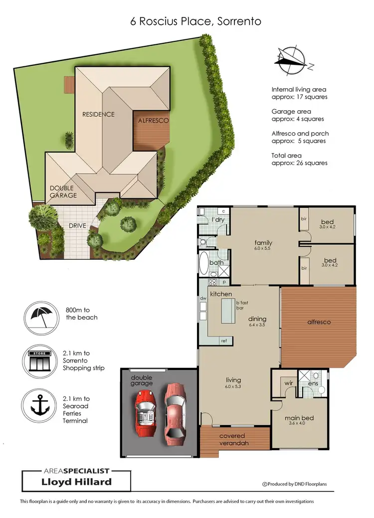 Floorplan of Homely house listing, 7/237 Roscius Place, Sorrento VIC 3943