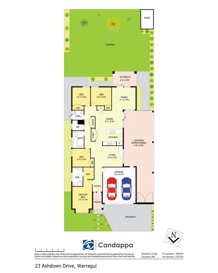 Floorplan of Homely house listing, 23 Ashdown Drive, Warragul VIC 3820
