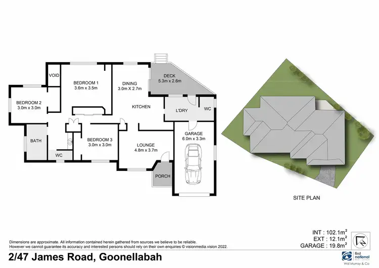 Floorplan of Homely house listing, 2/47 James Road, Goonellabah NSW 2480