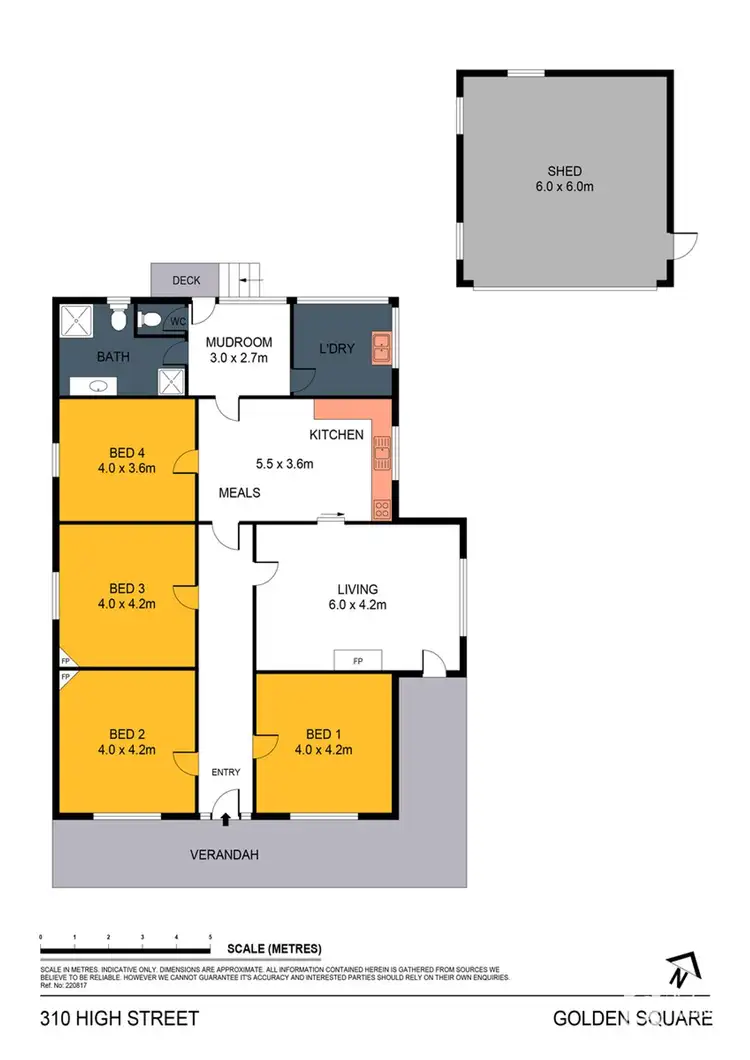 Floorplan of Homely house listing, 310 High Street, Golden Square VIC 3555