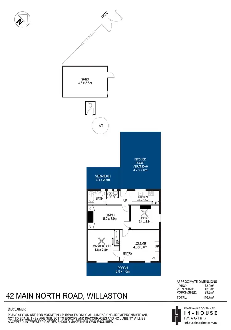 Floorplan of Homely house listing, 42 Main North Road, Willaston SA 5118
