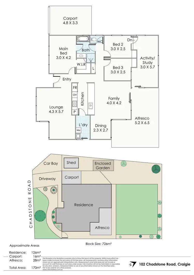 Floorplan of Homely house listing, 102 Chadstone Road, Craigie WA 6025