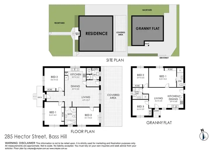 Floorplan of Homely house listing, 285 Hector Street, Bass Hill NSW 2197