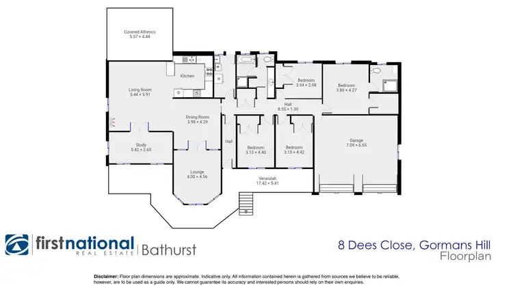 Floorplan of Homely house listing, 8 Dees Close, Gormans Hill NSW 2795