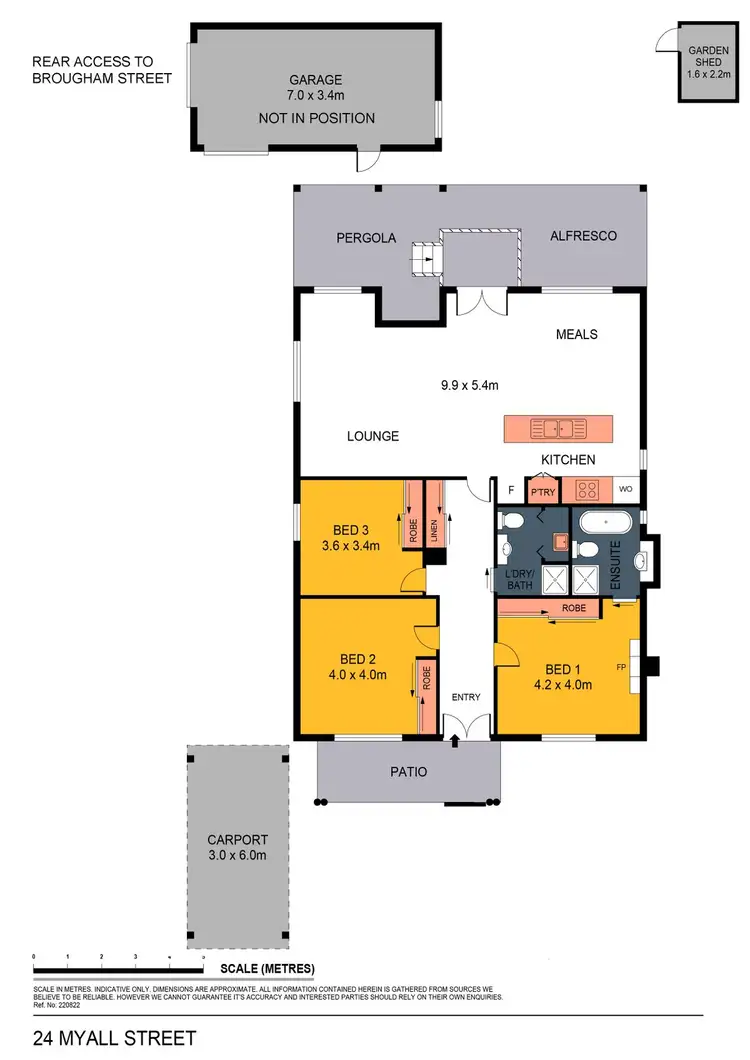 Floorplan of Homely house listing, 24 Myall Street, Bendigo VIC 3550