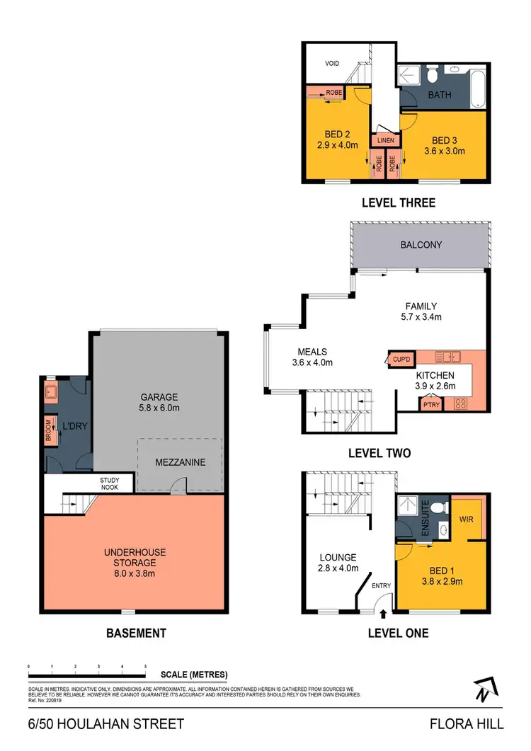 Floorplan of Homely house listing, 6/50 Houlahan Street, Flora Hill VIC 3550
