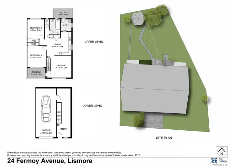 Floorplan of Homely unit listing, 2/24 Fermoy Avenue, Lismore NSW 2480