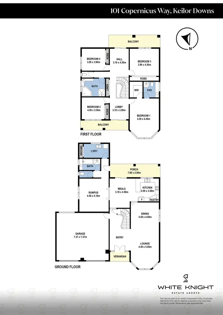 Floorplan of Homely house listing, 101 Copernicus Way, Keilor Downs VIC 3038