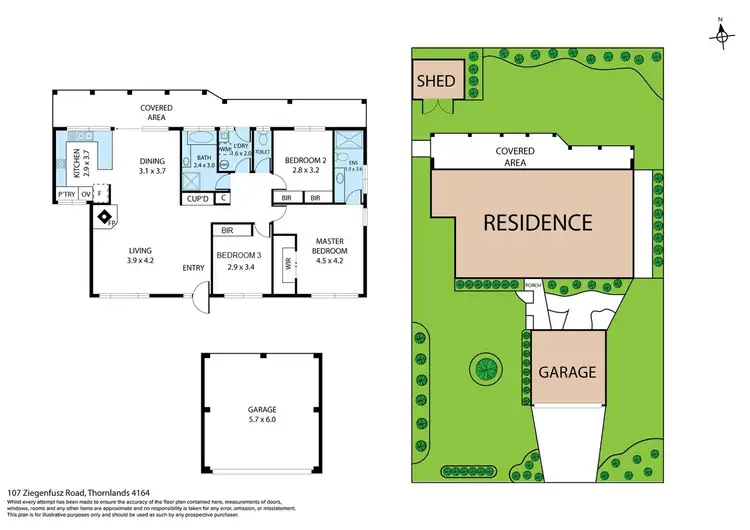 Floorplan of Homely house listing, 107 Ziegenfusz Road, Thornlands QLD 4164