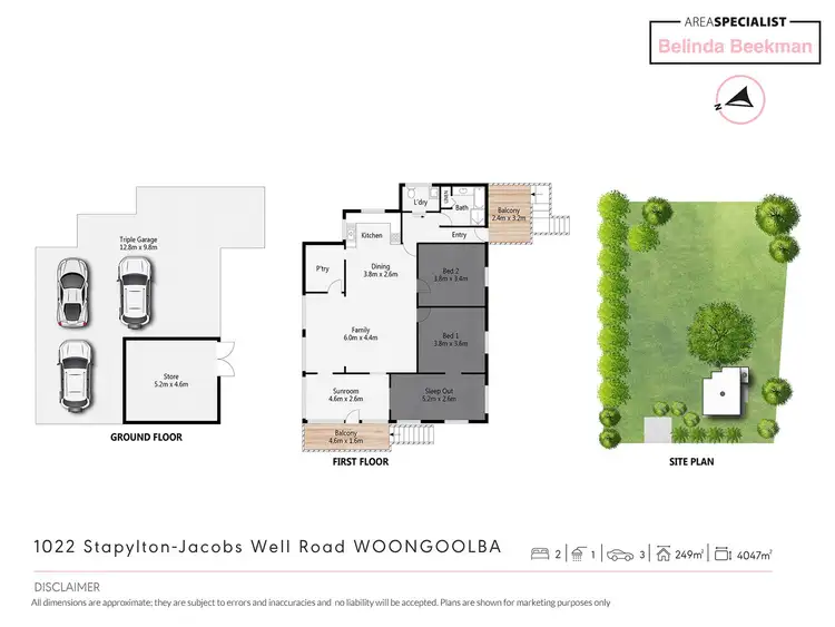 Floorplan of Homely house listing, 1022 Stapylton Jacobs Well Road, Woongoolba QLD 4207