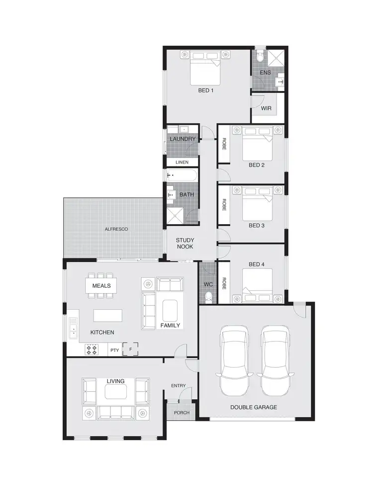 Floorplan of Homely house listing, 70 Macfarlane Burnet Avenue, Macgregor ACT 2615