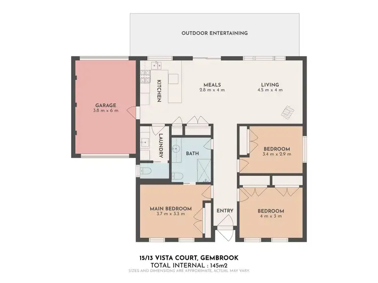 Floorplan of Homely unit listing, 15/13 Vista Court, Gembrook VIC 3783