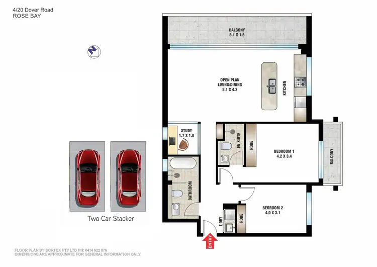 Floorplan of Homely apartment listing, 4/20 Dover Road, Rose Bay NSW 2029