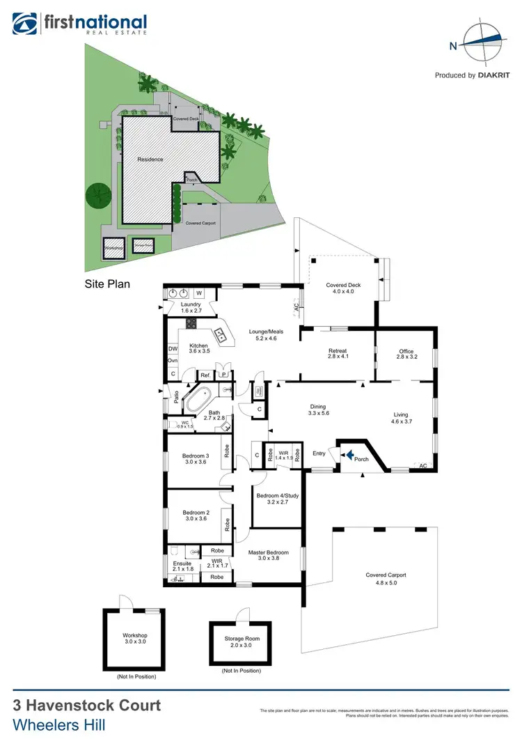Floorplan of Homely house listing, 3 Havenstock Court, Wheelers Hill VIC 3150