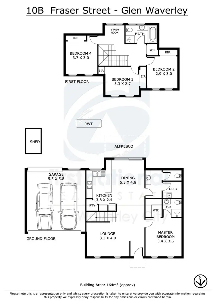 Floorplan of Homely house listing, 10B Fraser Street, Glen Waverley VIC 3150