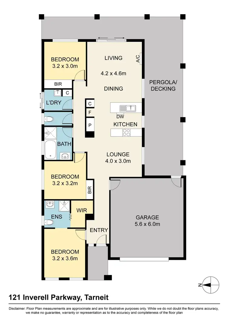 Floorplan of Homely house listing, 121 Inverell Parkway, Tarneit VIC 3029