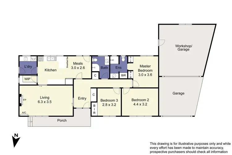 Floorplan of Homely house listing, 26 Edith Street, Noble Park VIC 3174