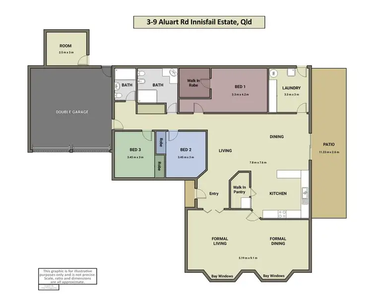 Floorplan of Homely house listing, 3-9 Aluart Road, Innisfail Estate QLD 4860