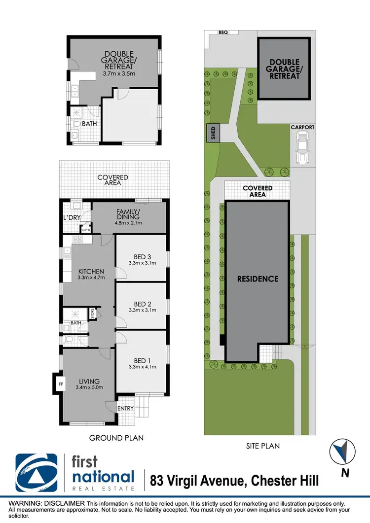 Floorplan of Homely house listing, 83 Virgil Avenue, Chester Hill NSW 2162