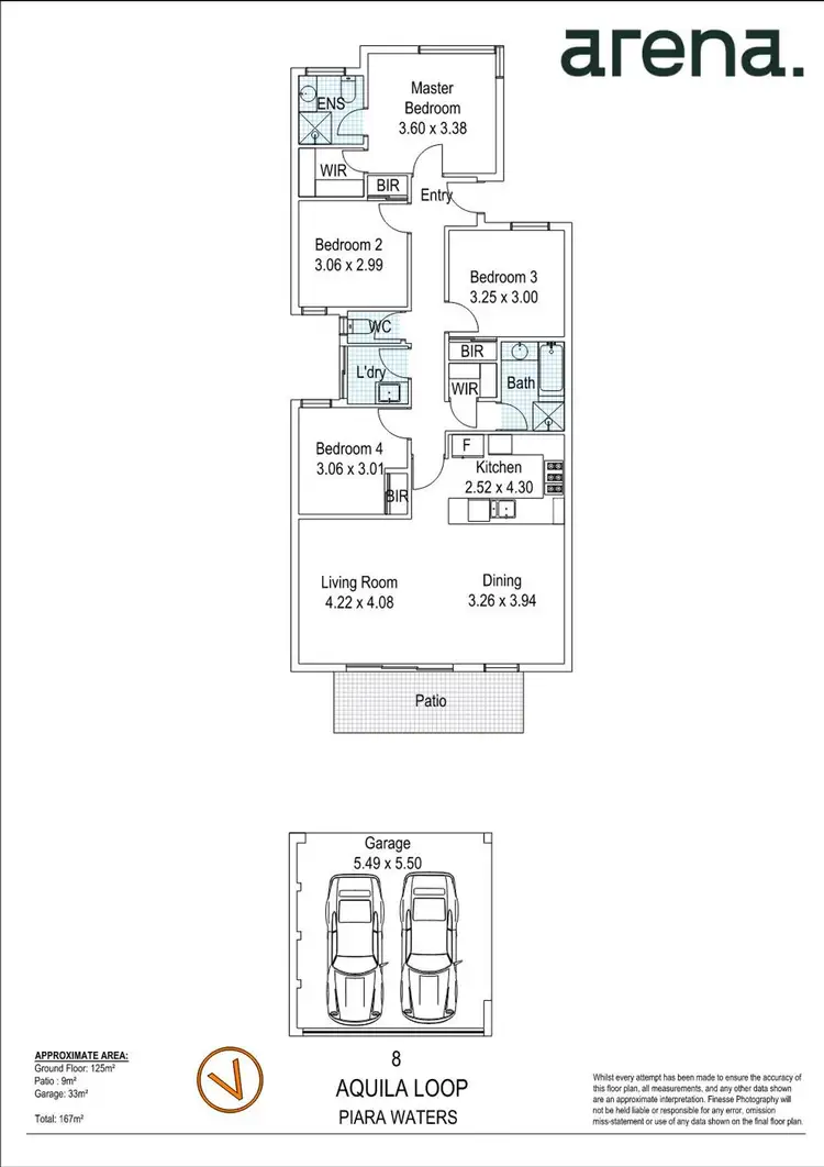 Floorplan of Homely house listing, 8 Aquila Loop, Piara Waters WA 6112