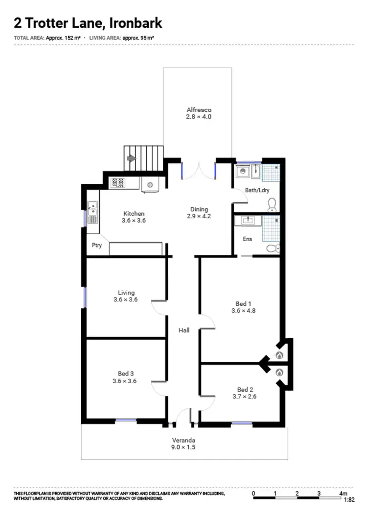 Floorplan of Homely house listing, 2 Trotter Lane, Ironbark VIC 3550
