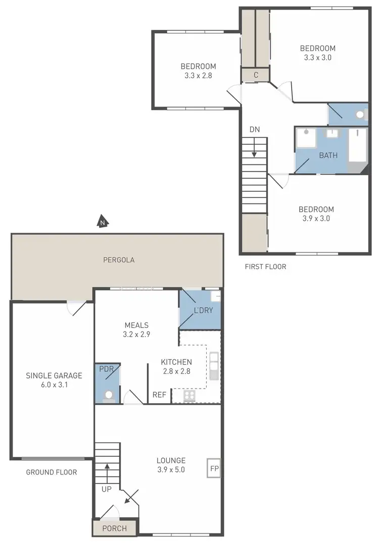 Floorplan of Homely unit listing, 20/5 Tower Road, Werribee VIC 3030