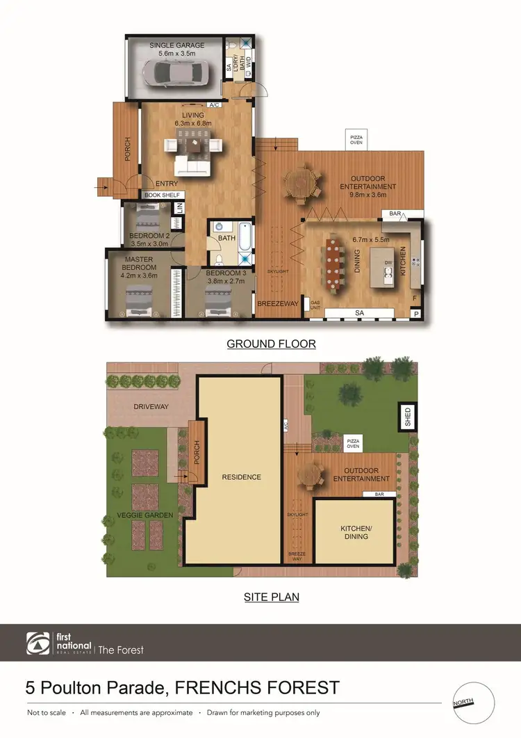 Floorplan of Homely house listing, 5 Poulton Parade, Frenchs Forest NSW 2086