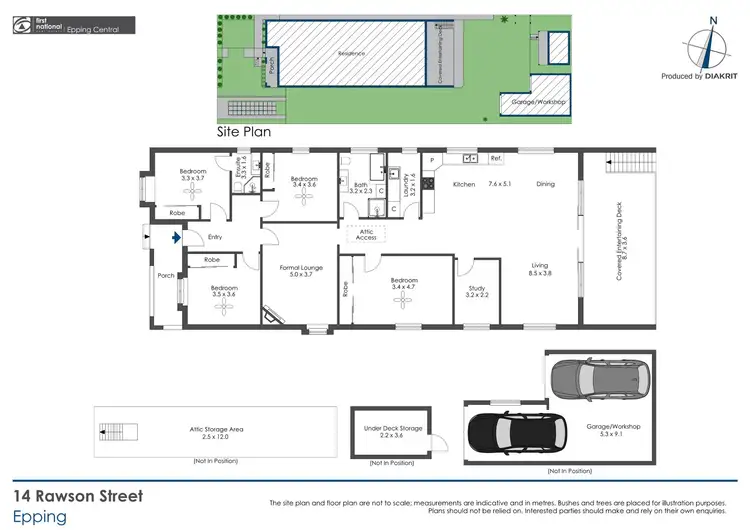 Floorplan of Homely house listing, 14 Rawson Street, Epping NSW 2121