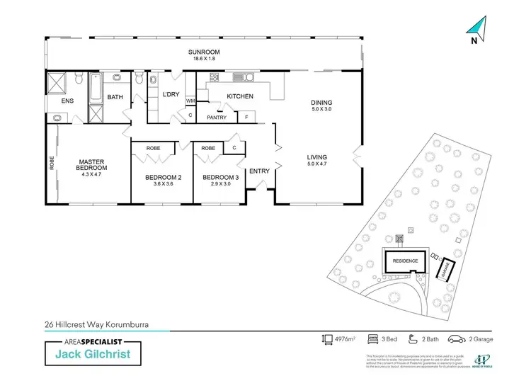 Floorplan of Homely house listing, 26 Hillcrest Way, Korumburra VIC 3950