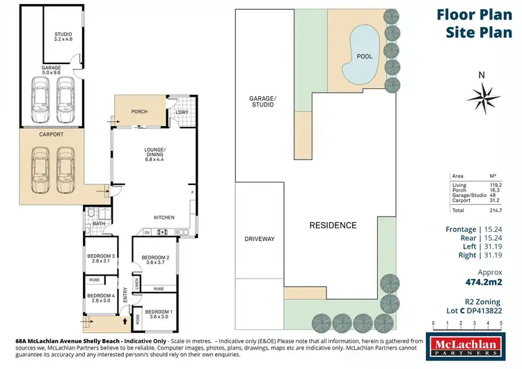 Floorplan of Homely house listing, 68A McLachlan Avenue, Shelly Beach NSW 2261
