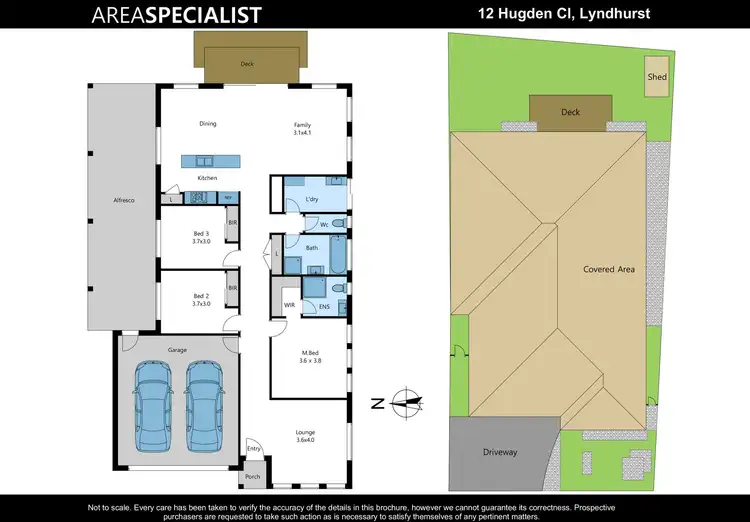 Floorplan of Homely house listing, 12 Hugden Close, Lyndhurst VIC 3975
