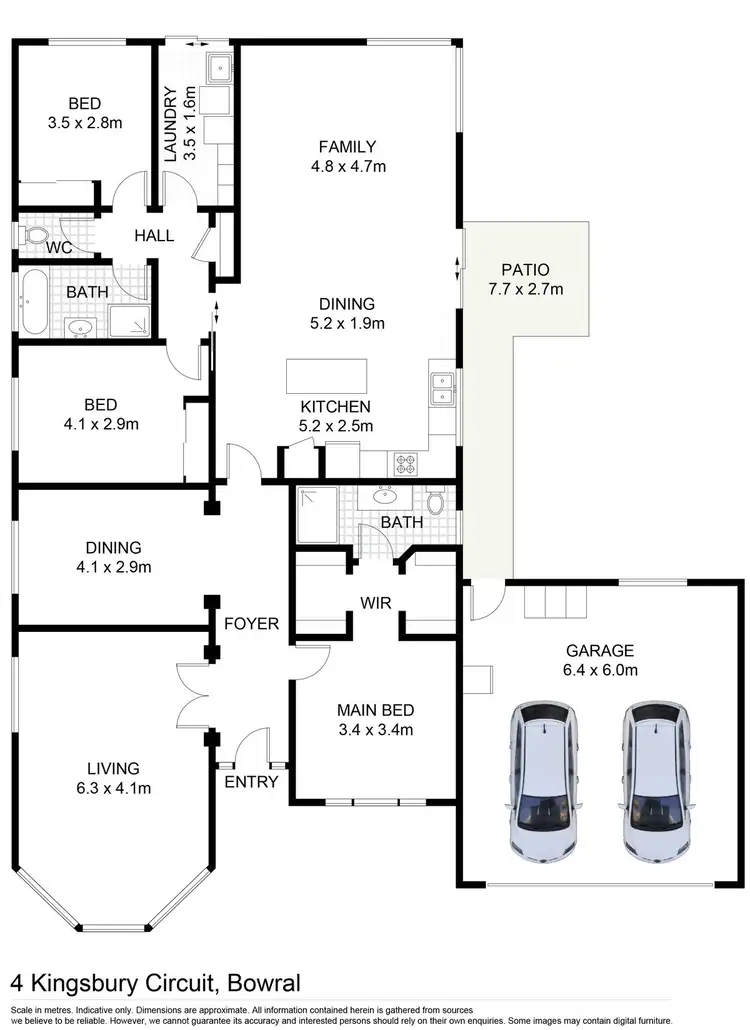 Floorplan of Homely house listing, 4 Kingsbury Circuit, Bowral NSW 2576